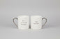 Amore Mug Gift Set Pair - Mr Right & Mrs Always Right