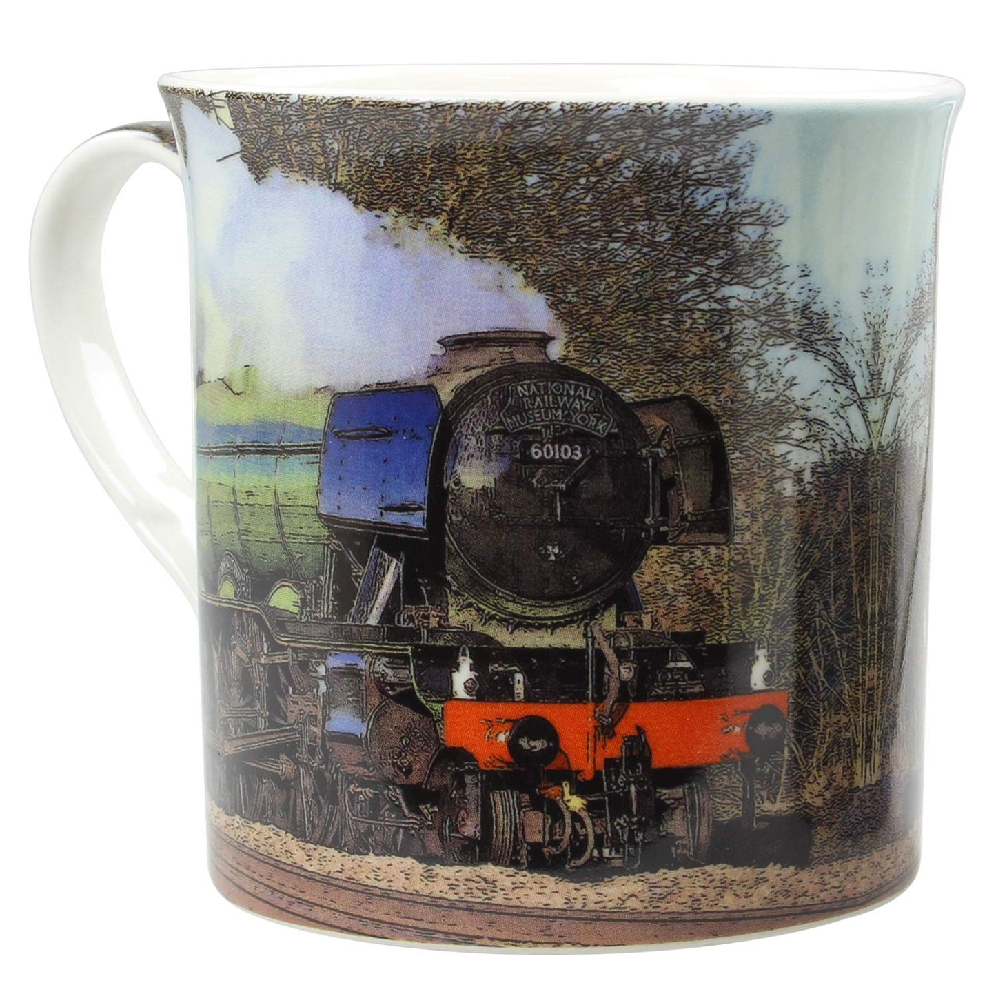 Lesser & Pavey Assorted Train Mugs, Multicoloured, Set of 4