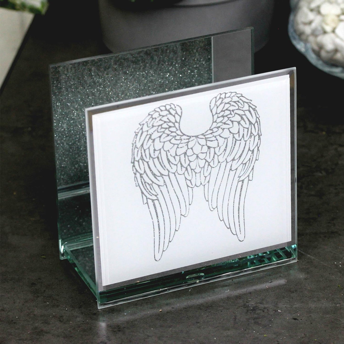 lesser and pavey LP45399 Angel Wings Tea Light Holder | For Adults | Multicolor Accessory, Silver