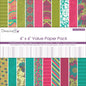 Dovecraft Essentials - Crowning Affair Value Paper Pack 6"x6"