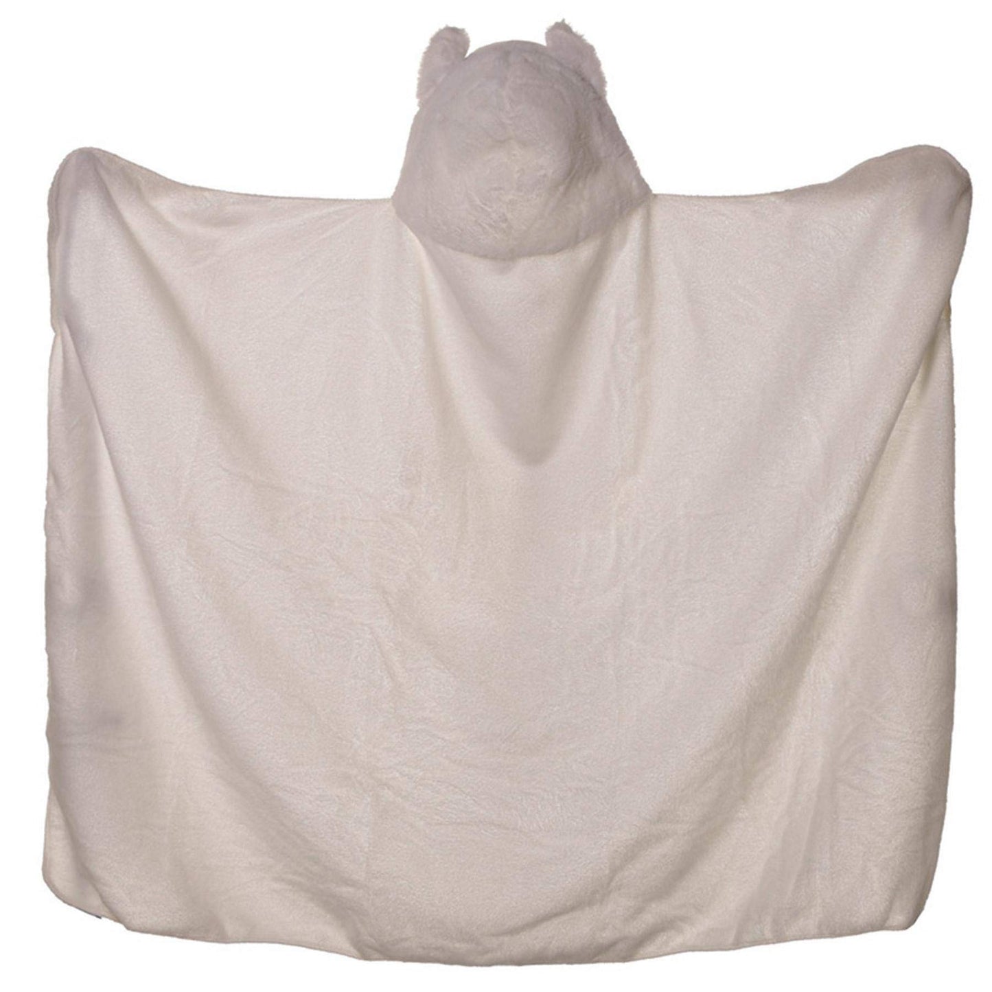 Plush White Llamapalooza Wearable Blanket