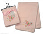 Baby Waffle Fleece Wrap Pink Blanket - Butterfly