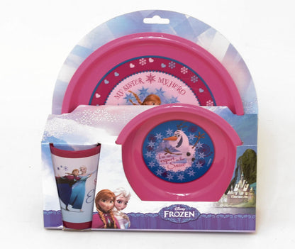 Frozen – Tableware Plastic, 3 Pieces (Factory CR 560791)