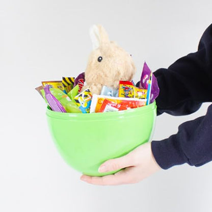Eurowrap Extra Large Jumbo Plastic Refillable Easter Egg 35.6cm – Giant Fillable Easter Egg for Hunts, Gifts, Toys & Treats