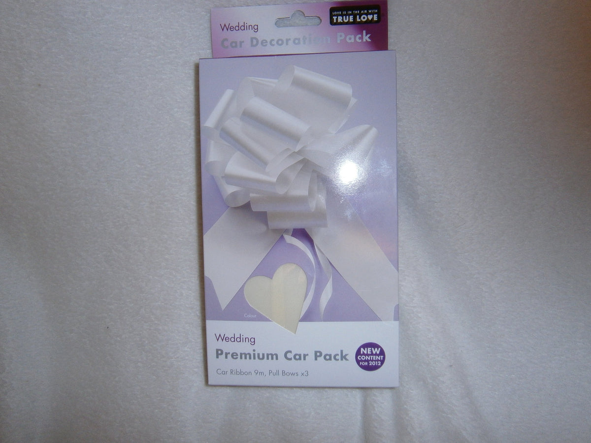 Ivory Premium Wedding Car Decoration Kit