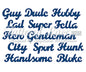 Tattered Lace Bloke Sentiments D719 Stephanie Weightman