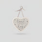 Best of Breed Glass Heart Hanging Plaque - Dog