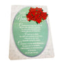 Christmas Memorial Card Graveside Nanna Loving Memory Poem Verse Grave Keepsake