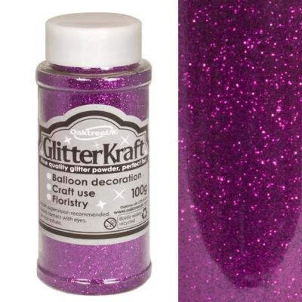 ELEGANZA Glitter Kraft Fine Glitter 100g Bottle Amethyst