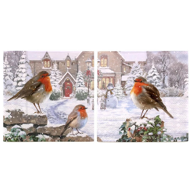 Robins Pack Of 20 Paper Napkins