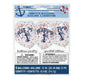 (6) 12IN NAUTICAL 1ST B/DAY CONFETTI BALLOONS