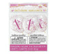 (6) 12IN CLEAR PINK/GOLD 1ST B/DAY BALLOONS
