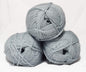 SleepyNights Love2Sleep PREMIER VALUE BABY DOUBLE KNIT YARN WOOL ACRYLIC 3 PACK (3 X 100G) - SILVER
