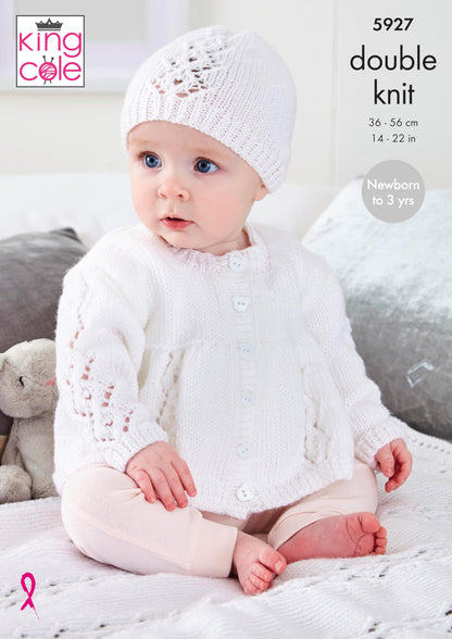 Coat, Hat and Blanket in King Cole Cherished DK (5927)