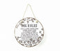 Dog Rules Circular Hanging Plaque