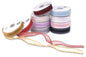 CLUB GREEN ORG.SAT/EDGE RIB 23MMX25M FUCHSIA/SILVER, Fabric, 11 x 11 x 3.08 cm