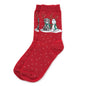 Me To You Tatty Teddy Christmas Socks XGL01002, red
