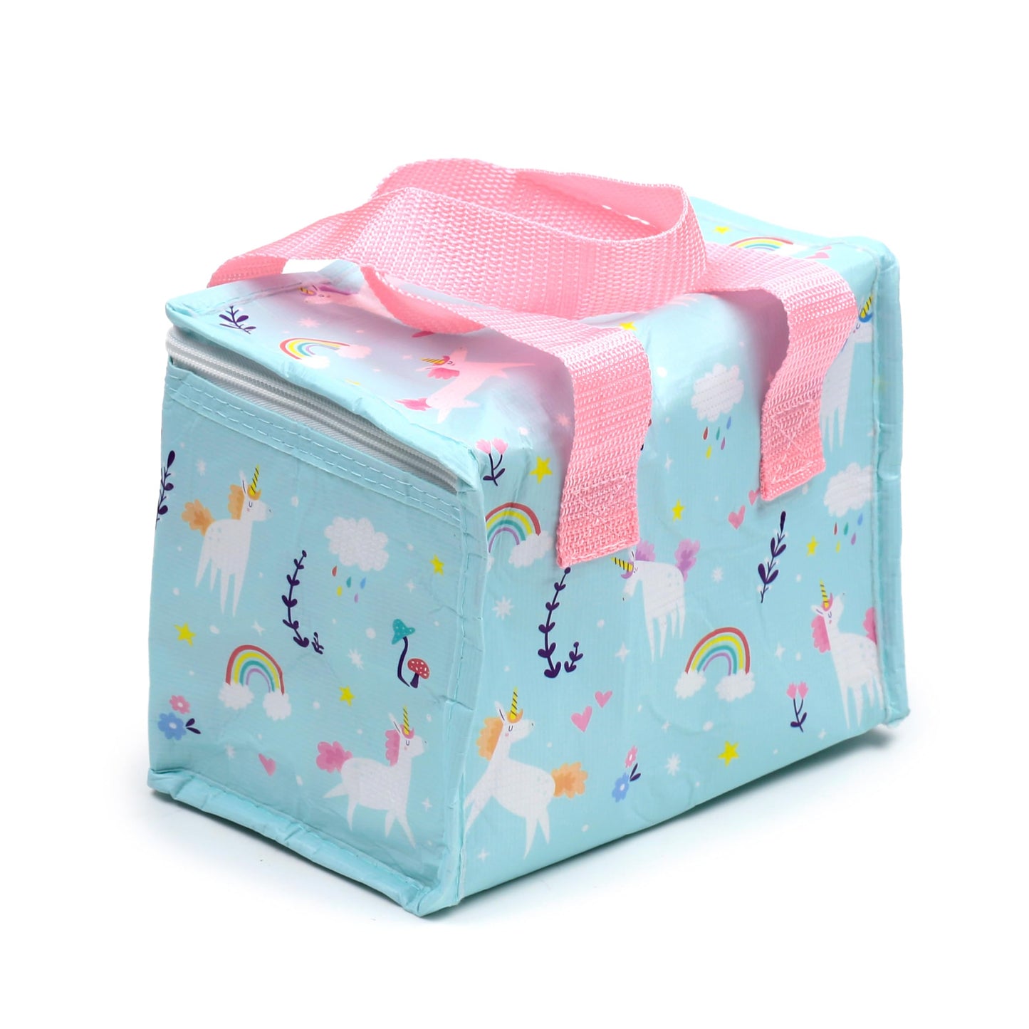 Puckator RPET Cool Bag Lunch Bag Unicorn Magic Themed - Made from Recycled Plastic Bottle - Insulated Lunch Bag for Women Men Children - Lunch Box Bag for Work & School - Beach Picnic Accessories