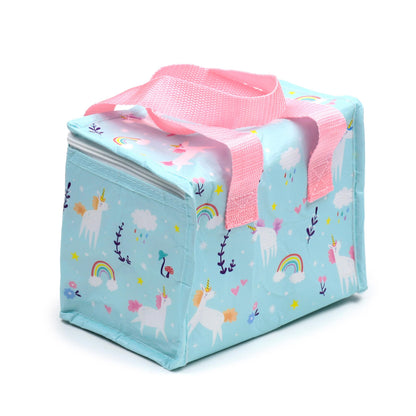 Puckator RPET Cool Bag Lunch Bag Unicorn Magic Themed - Made from Recycled Plastic Bottle - Insulated Lunch Bag for Women Men Children - Lunch Box Bag for Work & School - Beach Picnic Accessories