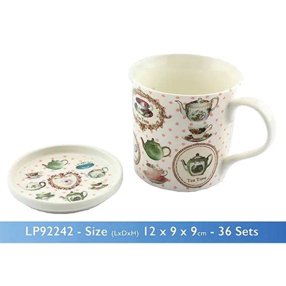 leonardo tea time mug & coaster