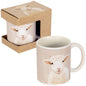 Design By Violet Ceramic Animal Mug in Gift Box – 350ml Countryside Mug for Easter, Gifting, Christmas and Birthdays