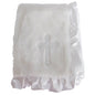 Snuggle Baby Christening Baby Blanket (76.2cm x 91.4cm) (White)