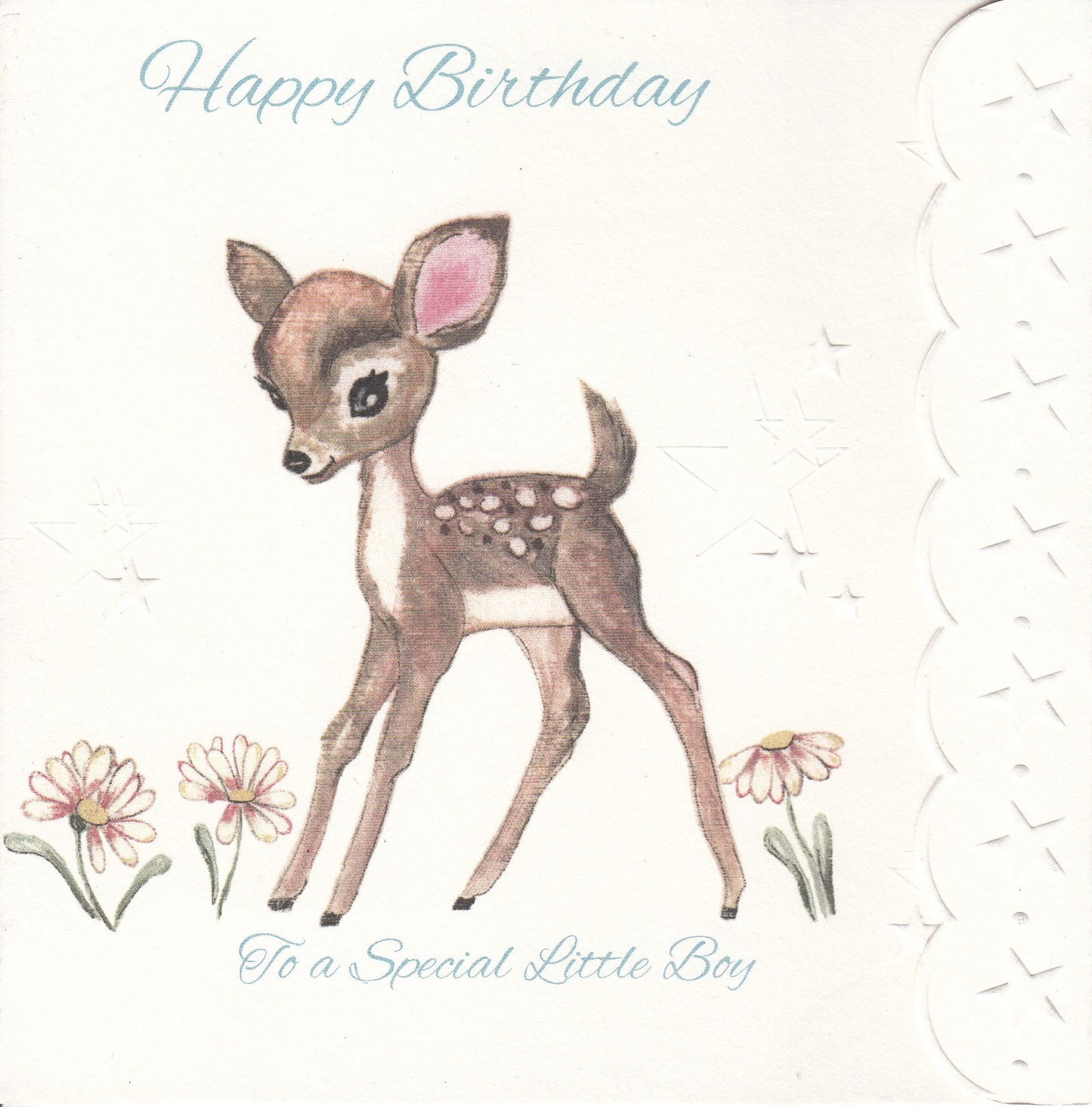 Cavania Nostalgia baby Happy birthday to a special little boy Card