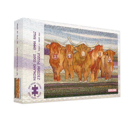 Highland Coos 1000 Piece Boxed Jigsaw JIG37