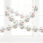 15 Pieces 12" Confetti Latex Balloon Garland Kit