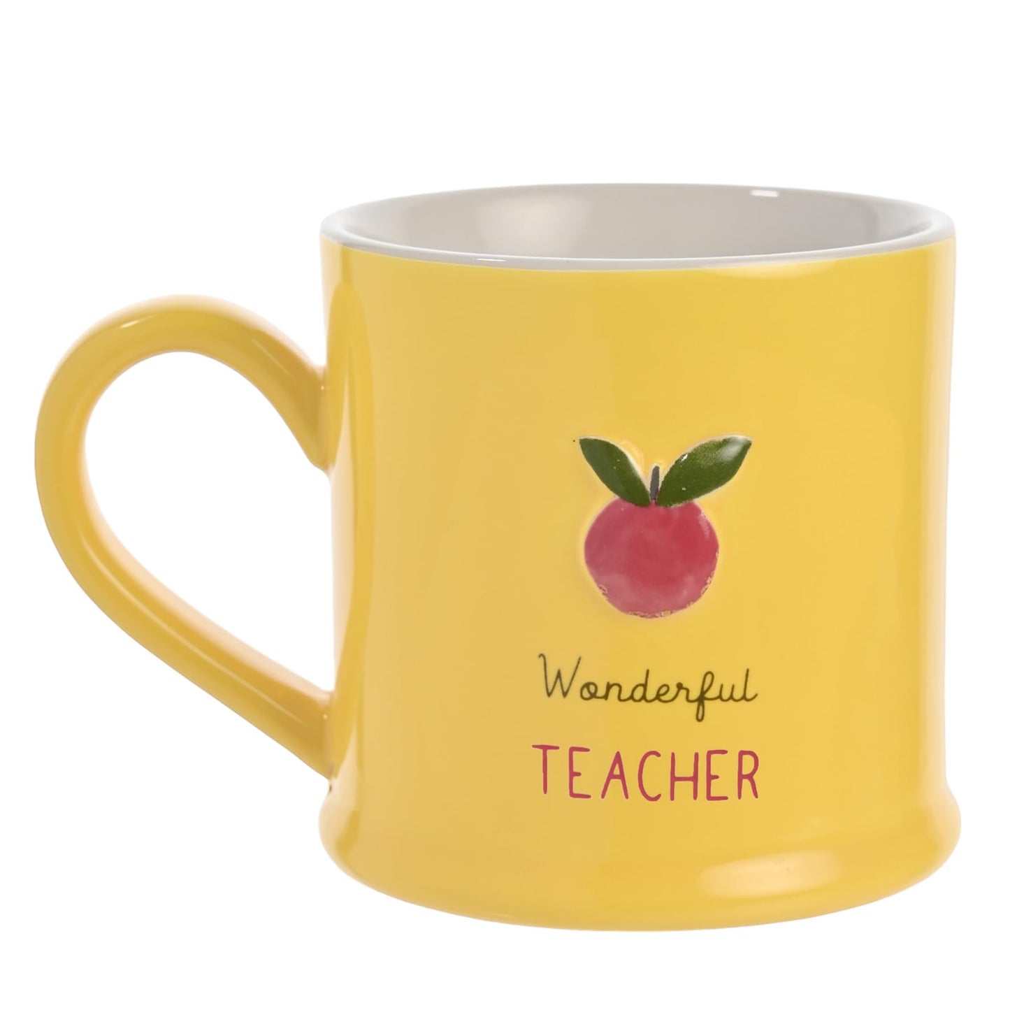 Celebrations - Love Life - 'Wonderful Teacher' Birthday/End of Term School Celebration Ceramic Mug - Kitchen Gifting and Homeware for Tea, Coffee & Hot Drinks - 330ml / 11.15oz.