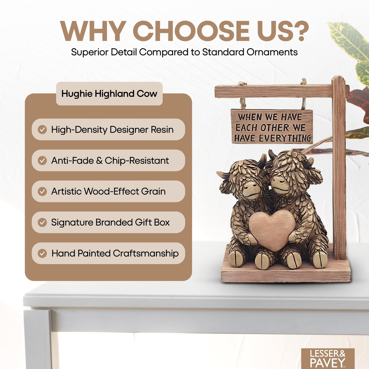 Lesser & Pavey Highland Cow