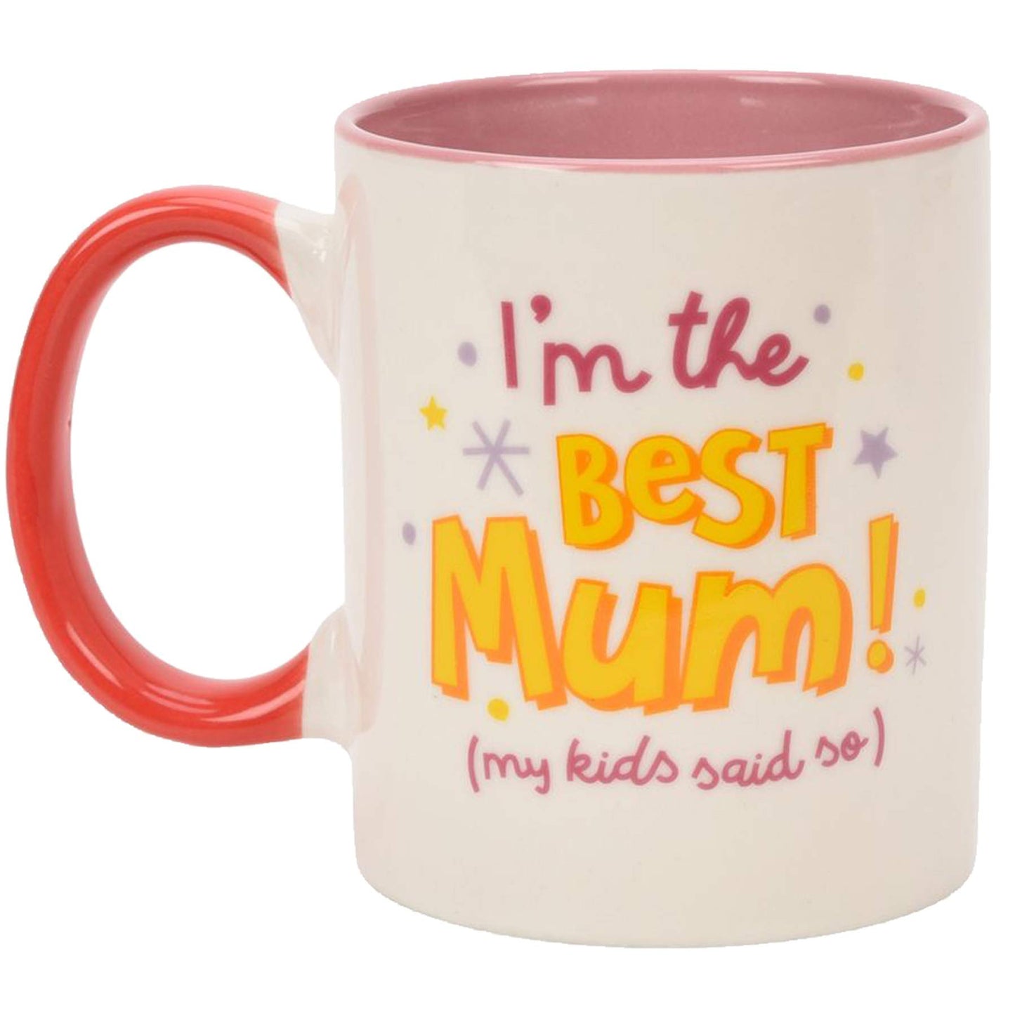 Bright and Cheerful China Mug Mother's Day Gift - The Best Mum
