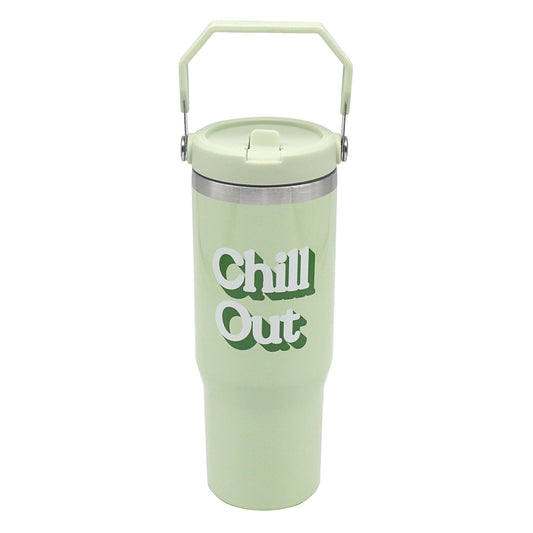 Lesser & Pavey Green Drinks Tumbler 900ml for Cold & Hot Drinks | Stylish Tumbler Drinking Glasses for Water & Cold Drinks | Lovely Tableware Glass Gifts for Women & Men