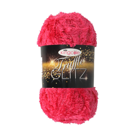 King Cole Truffle Glitz Yarn Super Soft Faux Fur Effect Stylish Fashion Wool 100g Ball