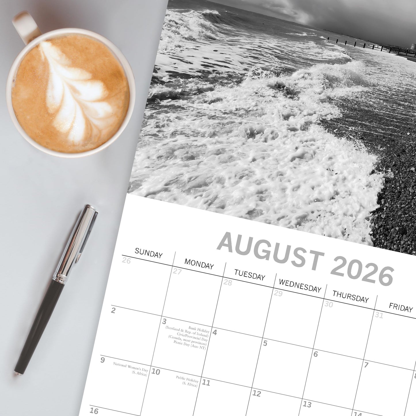 The Gifted Stationery Monthly Wall Calendar - Cat Portraits