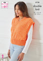 King Cole Women’s Knitting Pattern Double Knit Slipovers (6136), 32” – 50” (81cm – 127cm) Bust