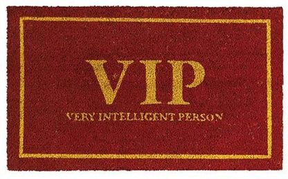 VIP Very Intelligent Person Doormat