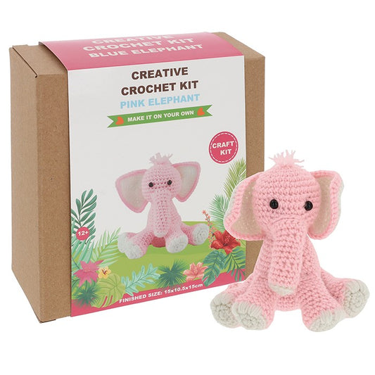 Creative Crochet Pink Elephant
