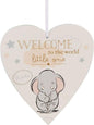 Disney Welcome to the World Little One Dumbo Baby Heart Plaque DI398
