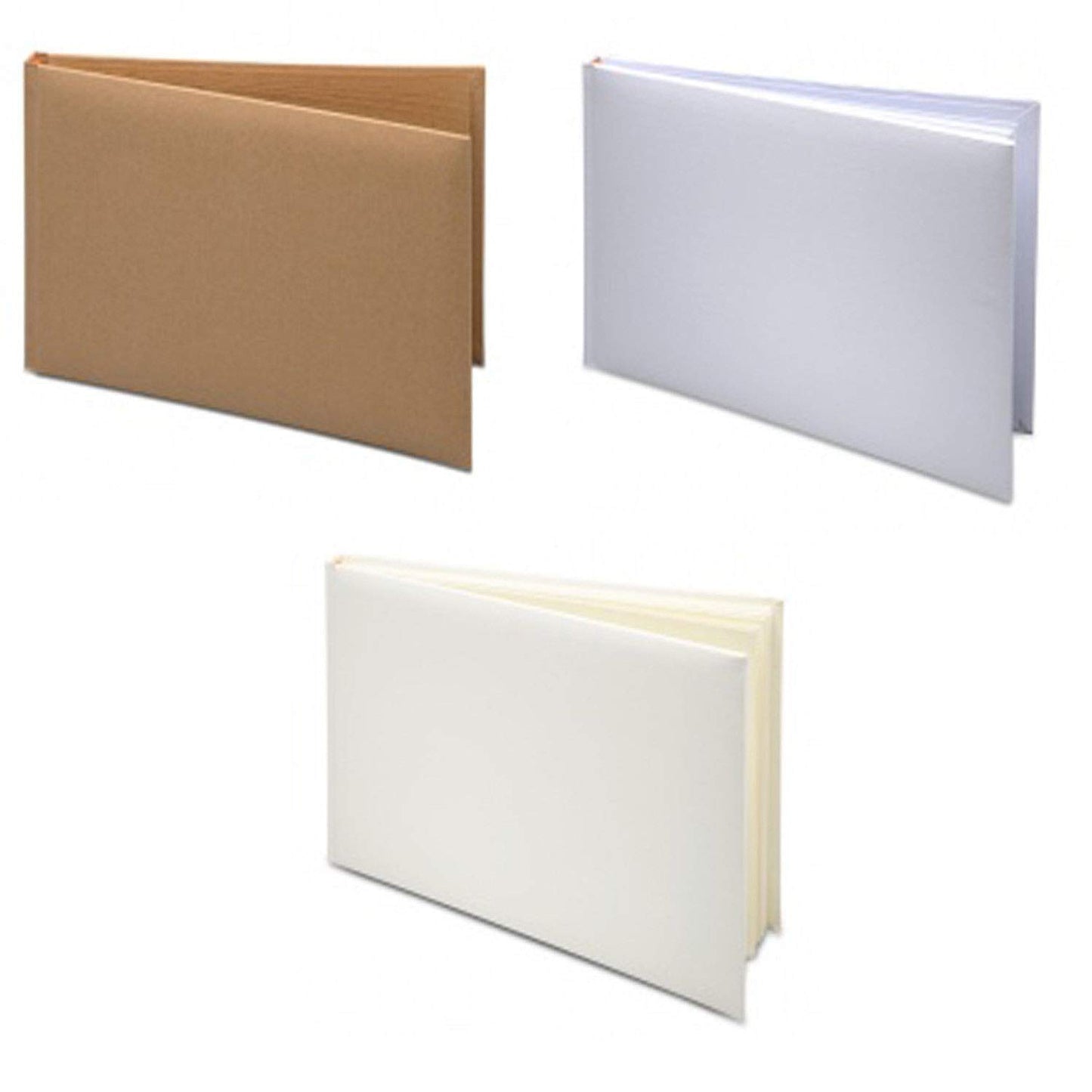 CLUB GREEN Craft Guest Book In PVC Box, Brown, 245 x 170 mm
