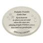David Fischhoff Cousin oval Memorial Plaque, Cream