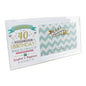 Widdop Signography Birthday Glass Frame Ladies 6" x 4" - 40th