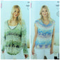 Knitting Pattern Womens Long Sleeve Jumper & Sleeveless Top in Opium Palette 5591 King Cole