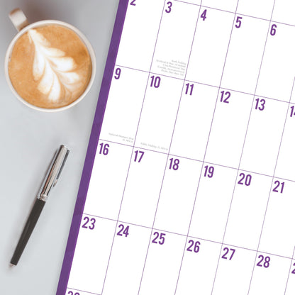 The Gifted Stationery Monthly Wall Calendar - By the Sea Family Organiser