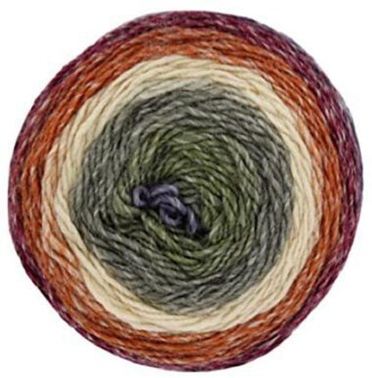 King Cole Curiosity DK Yarn - 150g Cake - 480m - Premium Acrylic Self-Striping Double Knit Yarn for Knitting & Crochet