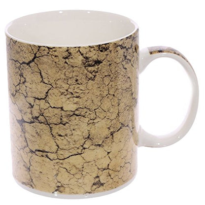 Puckator MUG230 Mug with African Animals Design Porcelain Beige/Blue/Black/Grey