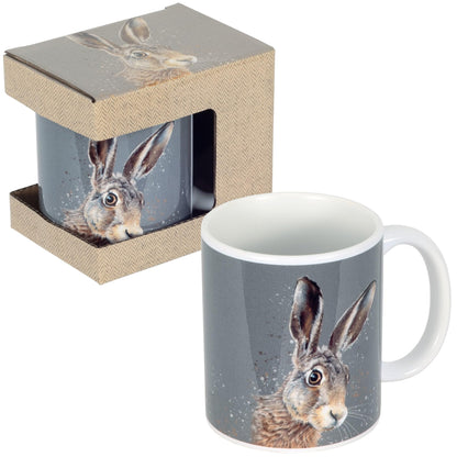 Design By Violet Ceramic Animal Mug in Gift Box – 350ml Countryside Mug for Easter, Gifting, Christmas and Birthdays