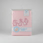 Snuggle Baby Embroidered Fleece Pram Blanket (Pink)