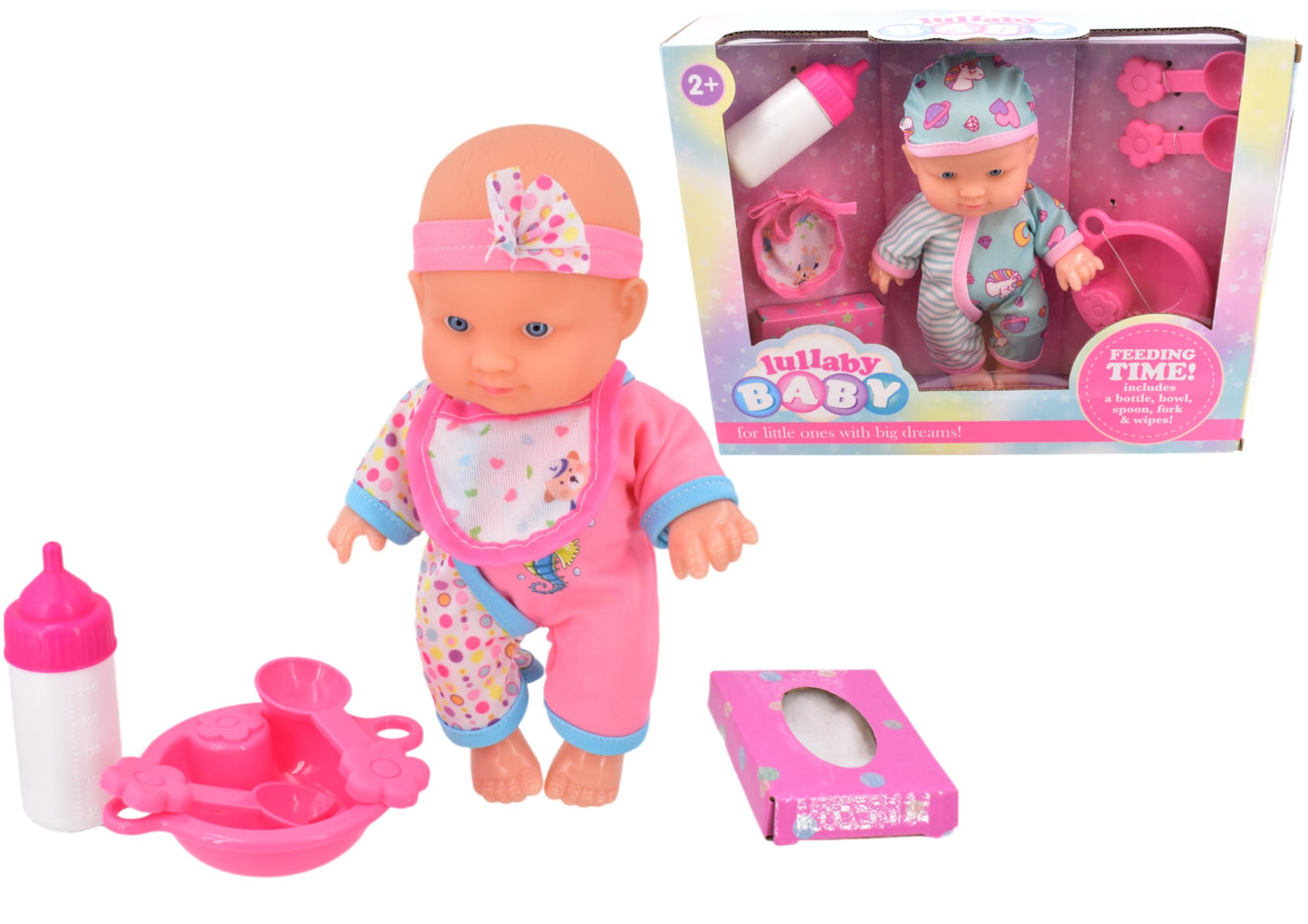 KandyToys Lullaby Baby Cute Baby Doll With Accessories