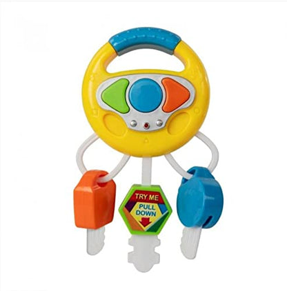 HTI Tiny Tots My 1st Keys Chain Set- Fun Sounds & Flashing Lights- Early Learning Toys
